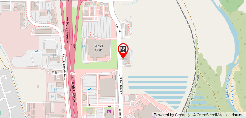 Holiday Inn Express & Suites Pueblo on maps