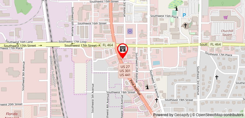 Avid Hotels Ocala Downtown on maps