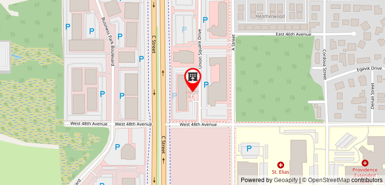 Bản đồ đến Home2 Suites by Hilton Anchorage/Midtown