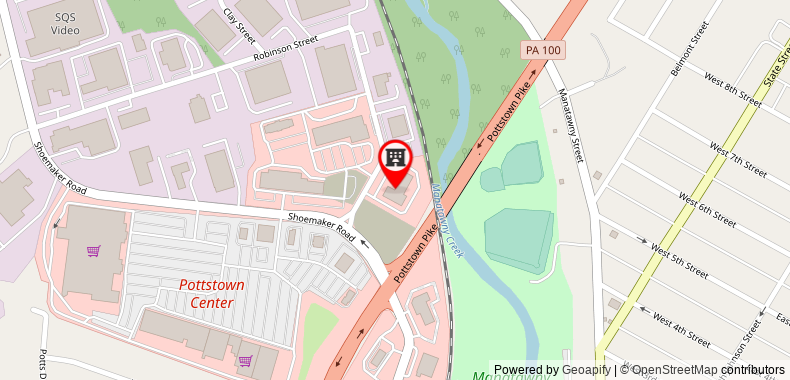 在地图上查看Fairfield Inn & Suites by Marriott Pottstown Limerick