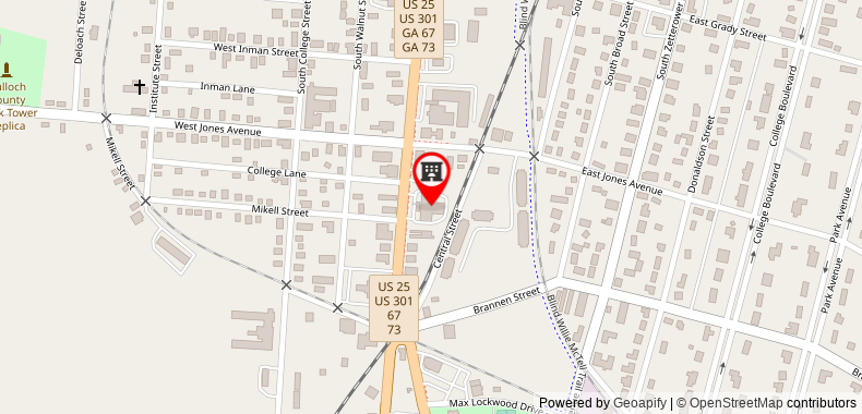 Bản đồ đến Red Roof Inn & Suites Statesboro - University
