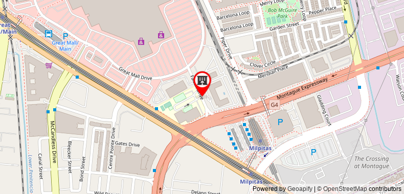 TownePlace Suites Milpitas Silicon Valley on maps