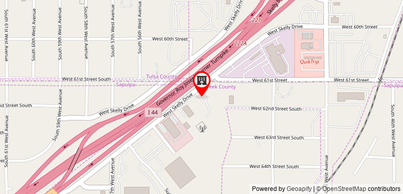 Bản đồ đến Comfort Inn & Suites Tulsa I-44 West - Rt 66
