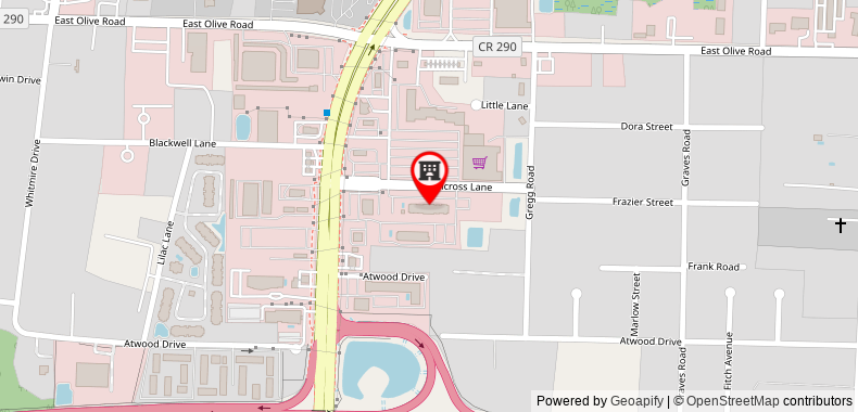 Bản đồ đến Candlewood Suites Pensacola - University Area