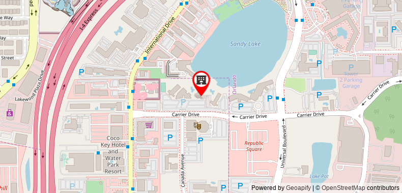 The Enclave Hotel & Suites on maps