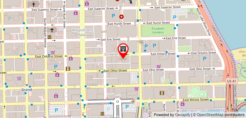 在地图上查看IVY Boutique Hotel Chicago - Adults Only