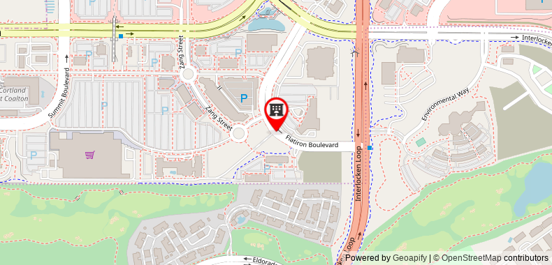 Bản đồ đến TownePlace Suites Boulder Broomfield/Interlocken