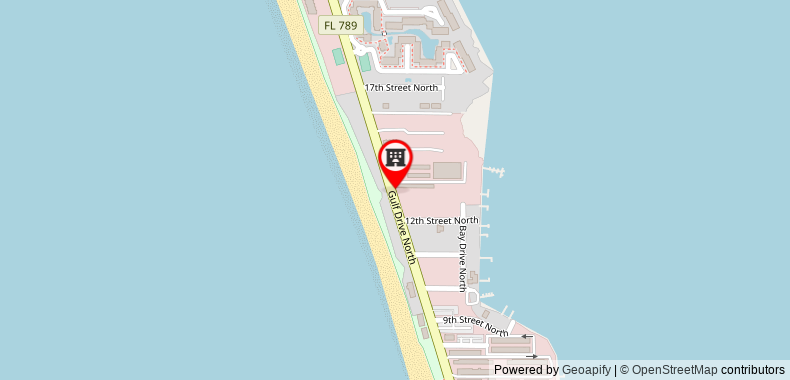 Bản đồ đến Silver Surf Gulf Beach Resort