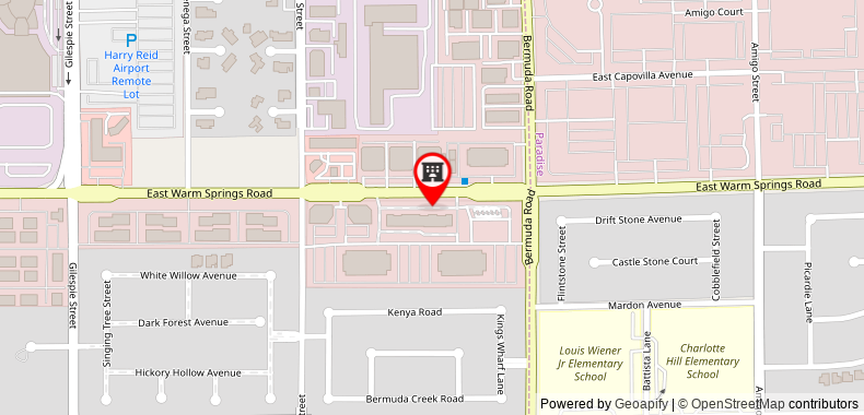 TownePlace Suites by Marriott Las Vegas Airport South on maps