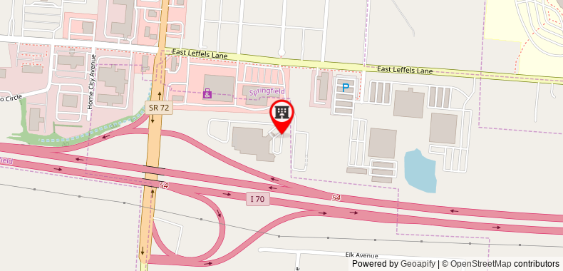 Quality Inn and Conference Center on maps