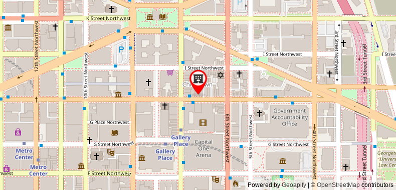 Bản đồ đến Motto by Hilton Washington DC City Center