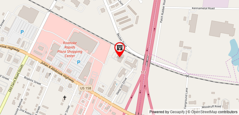 HOLIDAY INN EXPRESS & SUITES ROANOKE RAPIDS on maps
