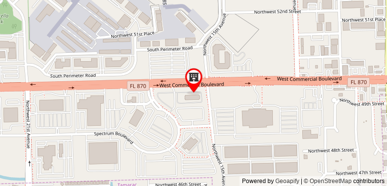Bản đồ đến Holiday Inn Express Fort Lauderdale North - Executive Airport