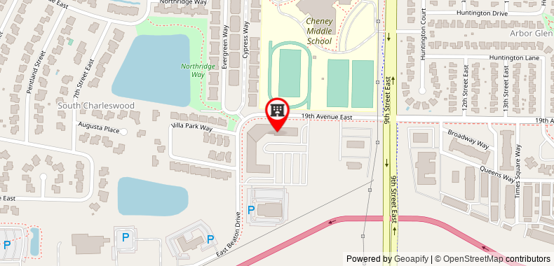 Bản đồ đến Doubletree By Hilton West Fargo Sanford Medical Center Area
