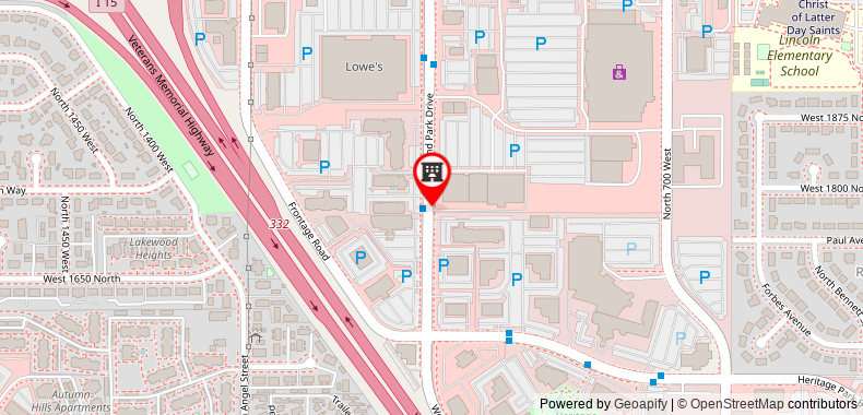 TownePlace Suites Salt Lake City Layton on maps