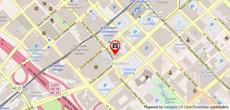 Bản đồ đến Embassy Suites by Hilton Charlotte Uptown