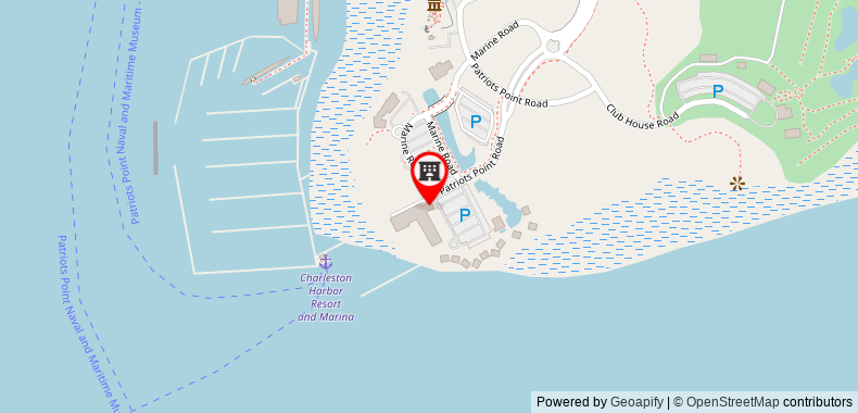 Bản đồ đến Harborside at Charleston Harbor Resort and Marina