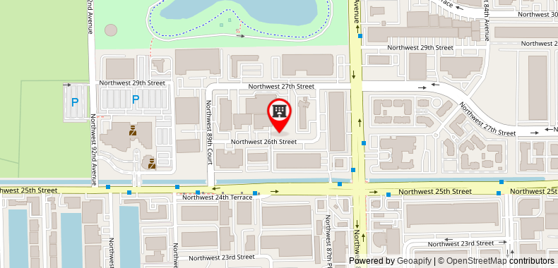 Bản đồ đến Home2 Suites by Hilton Miami Doral West Airport