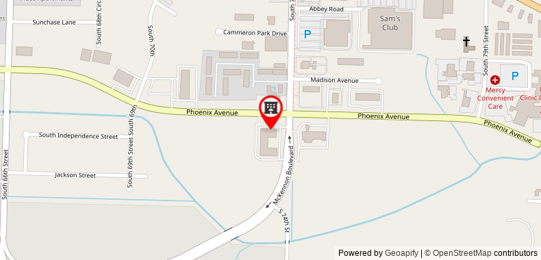 Homewood Suites by Hilton Fort Smith on maps