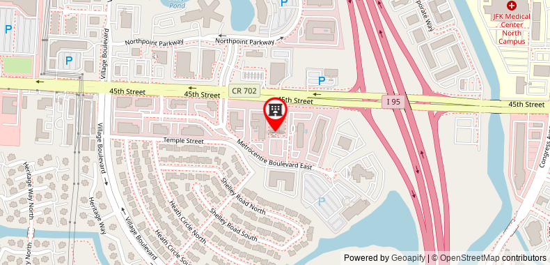 Homewood Suites by Hilton West Palm Beach Hotel on maps