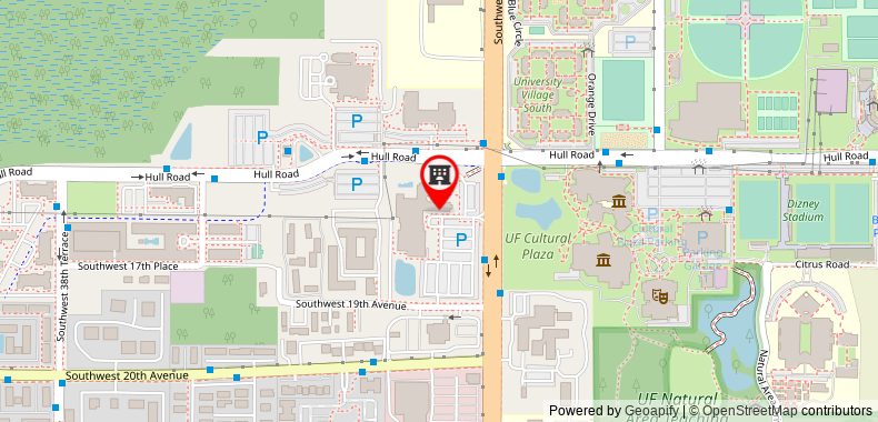 Bản đồ đến Hilton University of Florida Conference Center