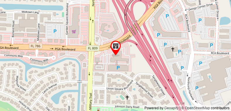 Bản đồ đến Embassy Suites by Hilton Palm Beach Gardens PGA Boulevard
