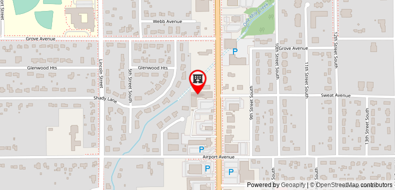 Bản đồ đến Khách sạn Cobblestone & Suties - Wisconsin Rapids