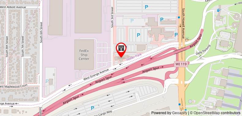 Hyatt Place Milwaukee Airport on maps