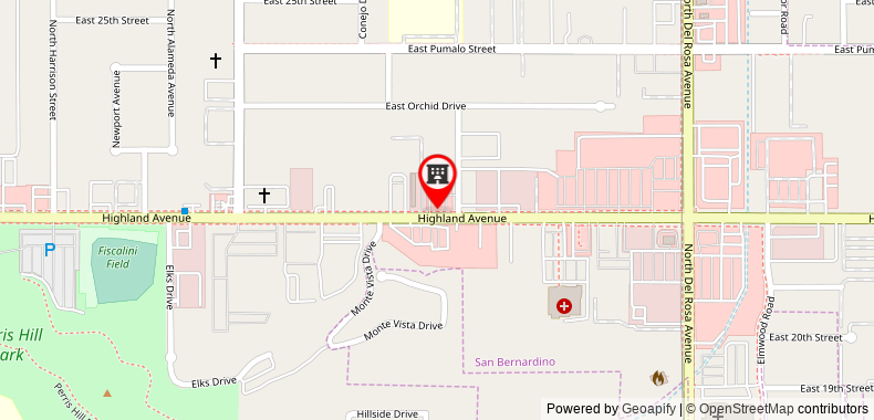 Bản đồ đến Days Inn by Wyndham San Bernardino Near San Manuel Casino