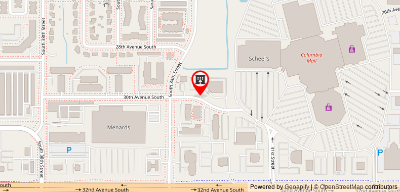 Rodeway Inn Columbia Mall Loop on maps