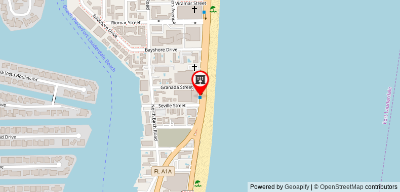 The Westin Fort Lauderdale Beach Resort on maps