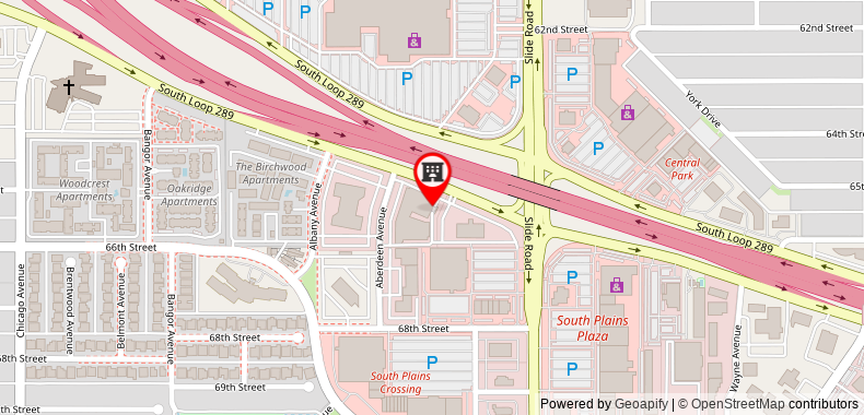 Bản đồ đến Embassy Suites by Hilton Lubbock