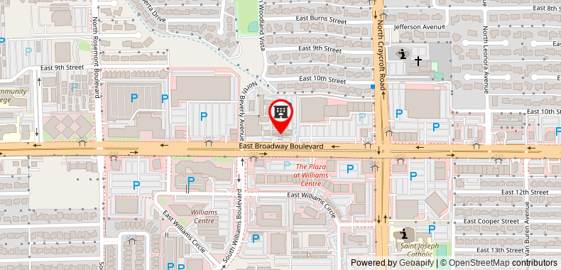 Bản đồ đến DoubleTree by Hilton Suites TUCSON-WILLIAMS CENTER