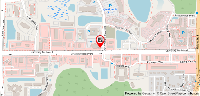 Bản đồ đến Hampton Inn & Suites Orlando/East UCF Area