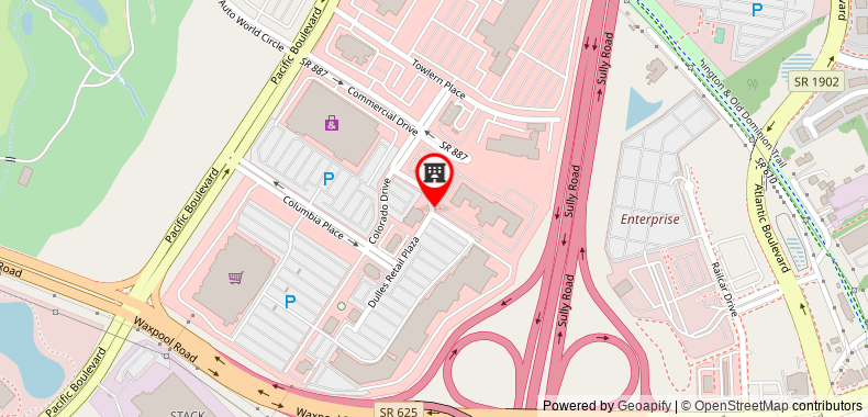 Residence Inn Dulles Airport at Dulles 28 Centre on maps