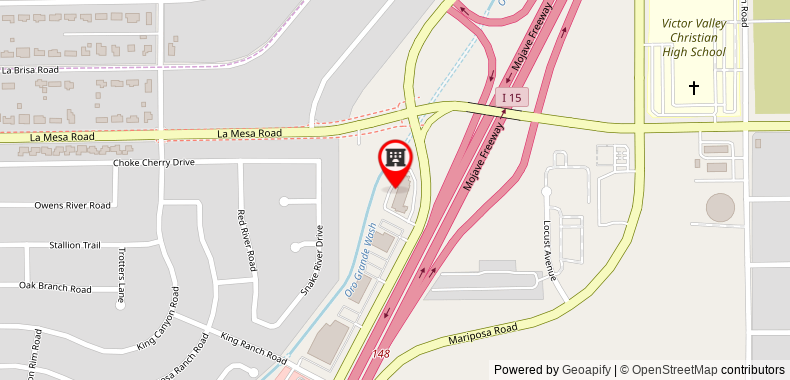 Home2 Suites by Hilton Victorville on maps