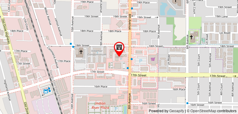 Bản đồ đến Howard Johnson by Wyndham Vero Beach / Downtown