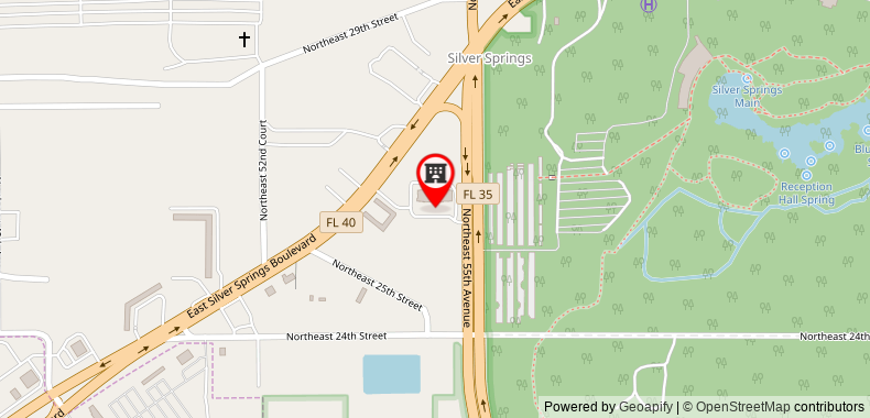 Holiday Inn Express Silver Springs - Ocala on maps