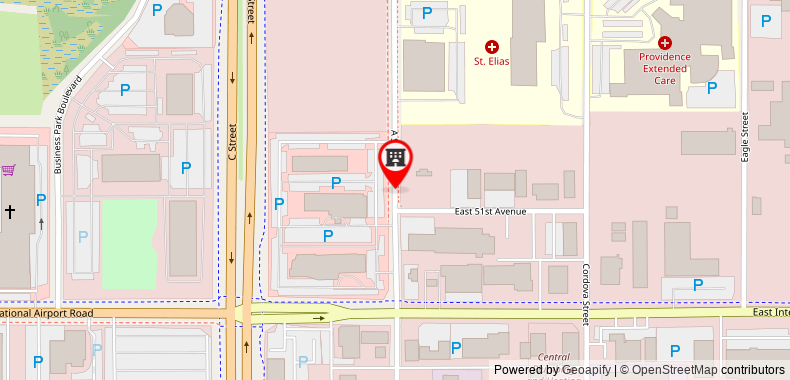 Bản đồ đến Fairfield Inn & Suites Anchorage Midtown
