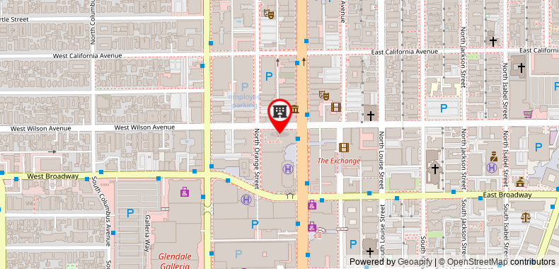 Bản đồ đến Khách sạn SuitesRUs Apart at Glendale