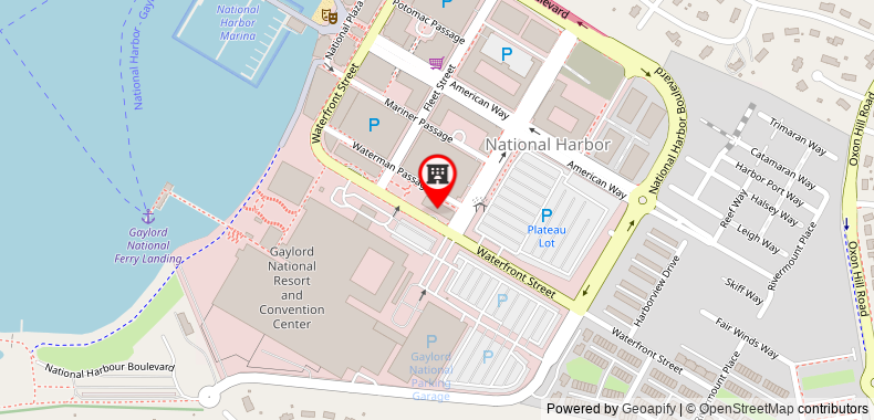 Hampton Inn and Suites National Harbor on maps