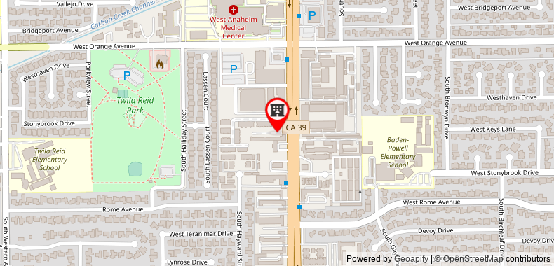 Bản đồ đến Motel 6-Anaheim, CA - Buena Park