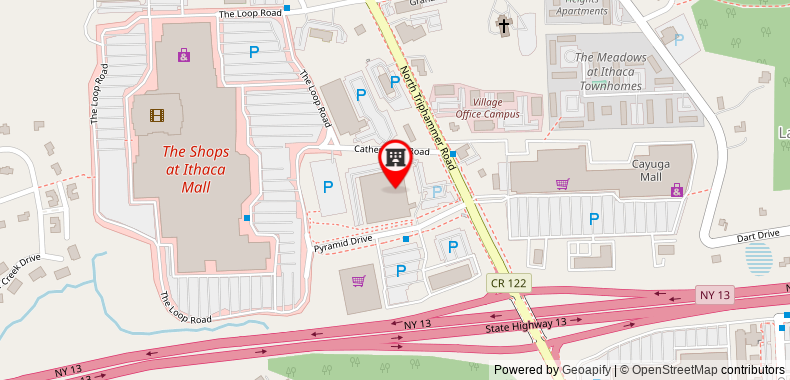 Clarion Inn - Airport University on maps
