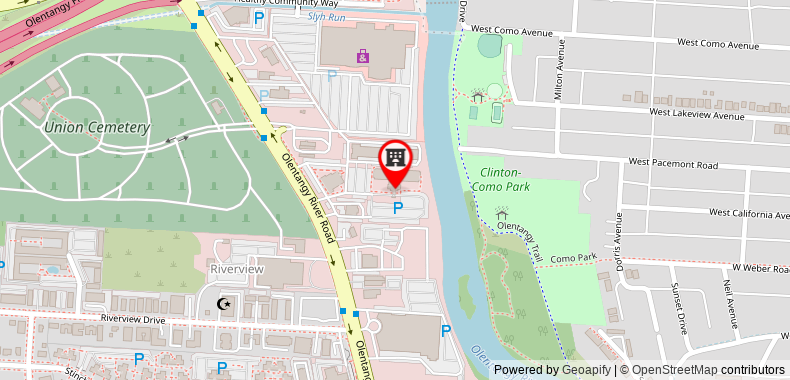 Bản đồ đến Hilton Garden Inn Columbus University Area