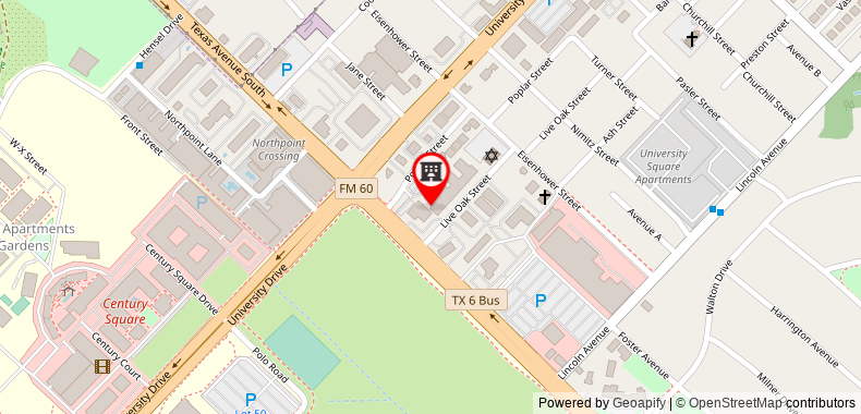 Bản đồ đến La Quinta Inn by Wyndham College Station