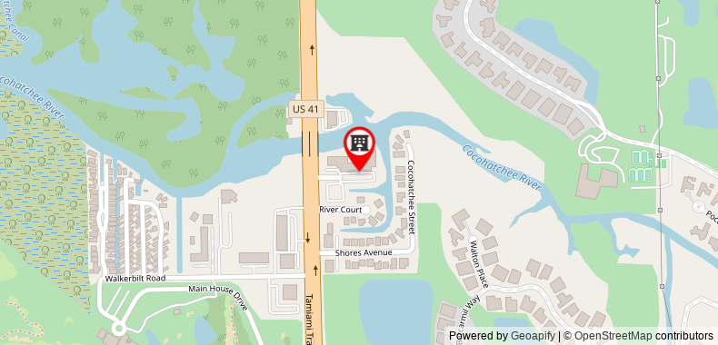DoubleTree Suites by Hilton Naples on maps