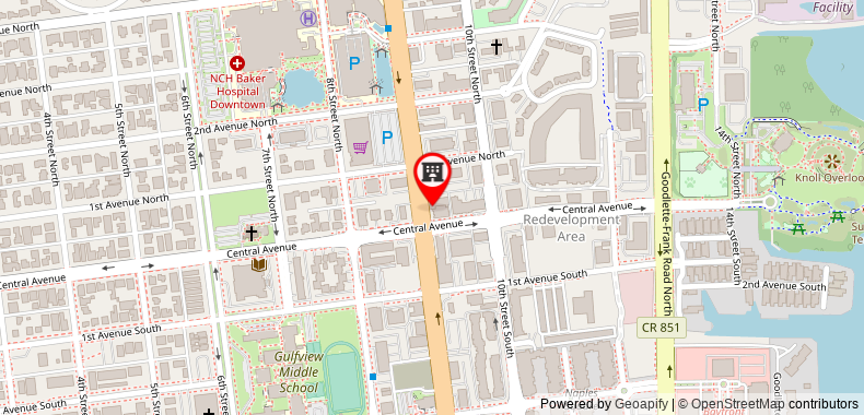 Bản đồ đến Khách sạn Naples Park Central