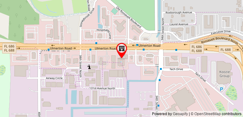 Red Roof Inn St Petersburg – Clearwater/ Airport on maps
