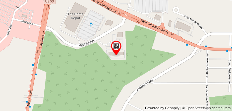 Hampton Inn & Suites Duluth North / Mall Area on maps
