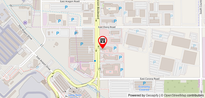 Hampton Inn Tucson-Airport Hotel on maps